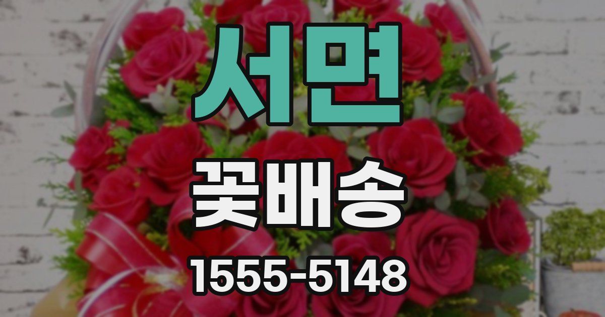 서면 꽃배송