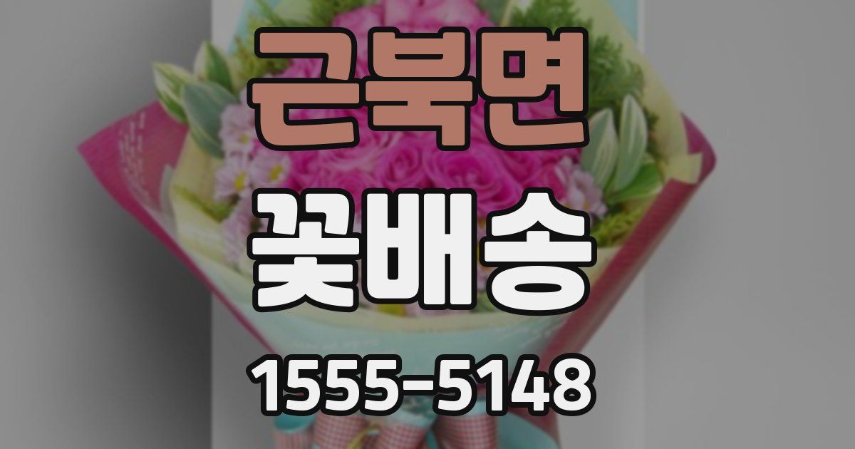 근북면 꽃배송