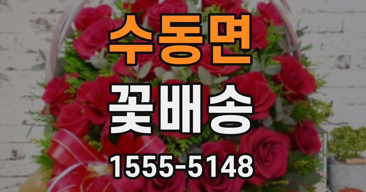 수동면 꽃배송
