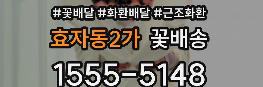효자동2가 꽃배송