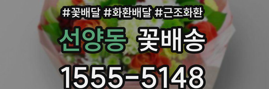 선양동 꽃배송
