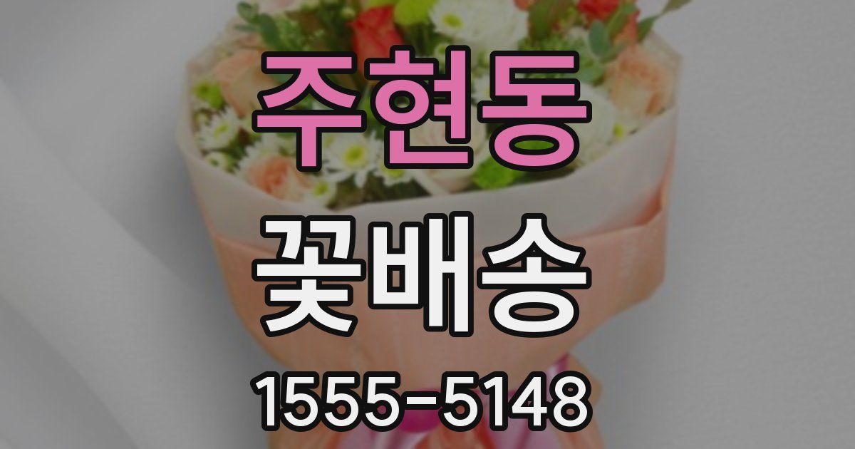 주현동 꽃배송