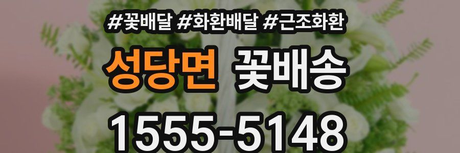 성당면 꽃배송