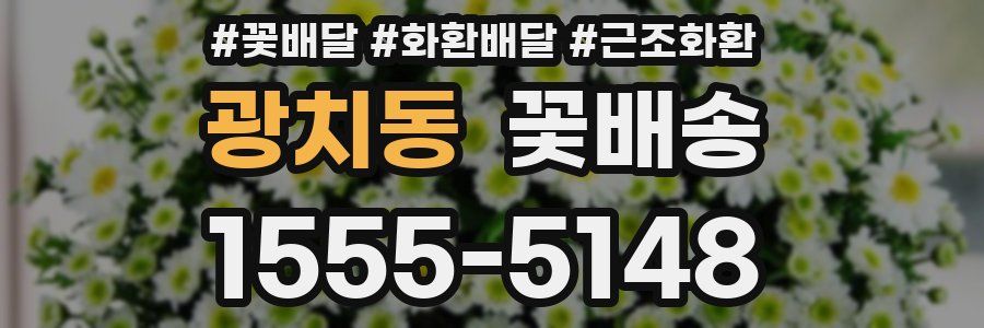 광치동 꽃배송