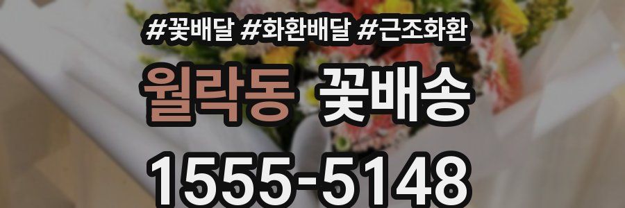 월락동 꽃배송