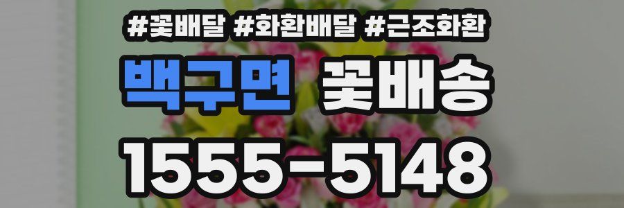 백구면 꽃배송