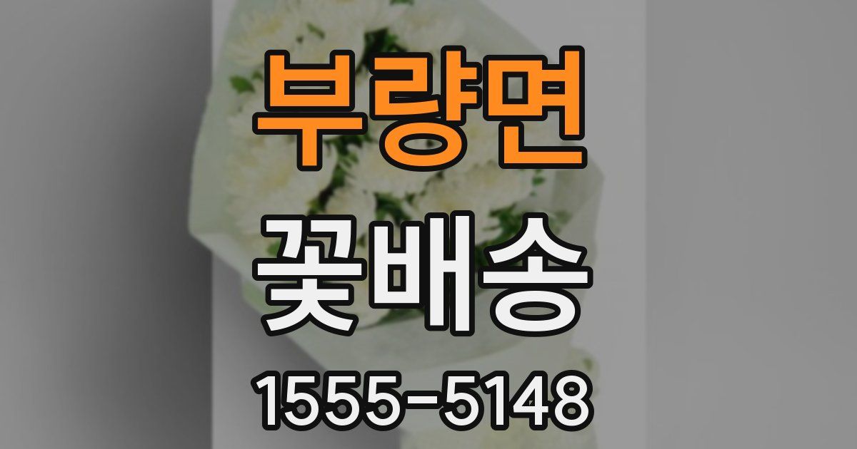 부량면 꽃배송