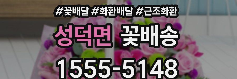 성덕면 꽃배송