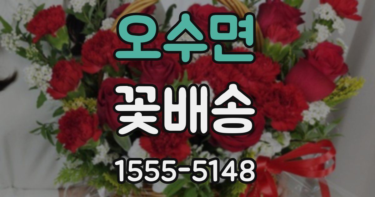 오수면 꽃배송