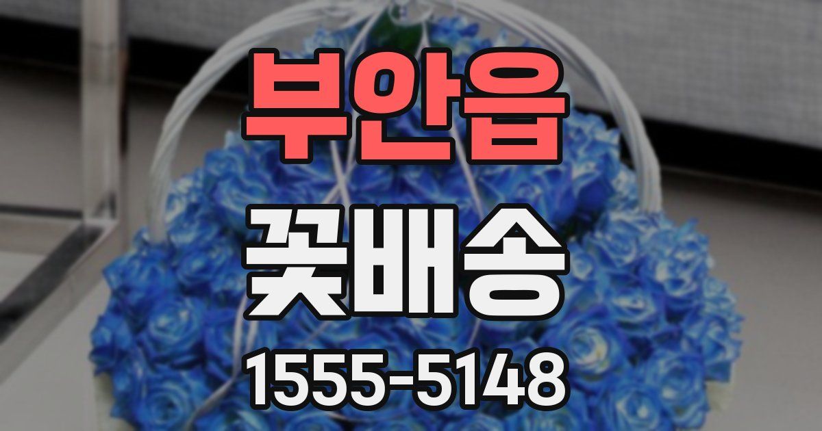 부안읍 꽃배송