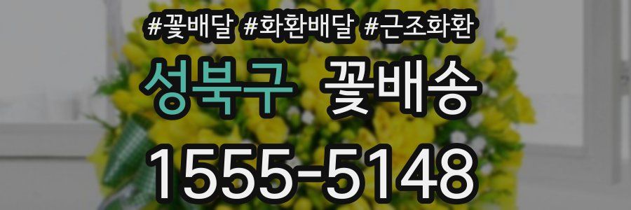 성북구 꽃배송