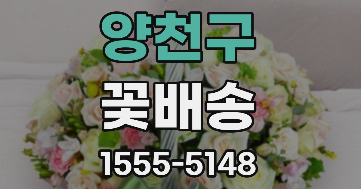 양천구 꽃배송