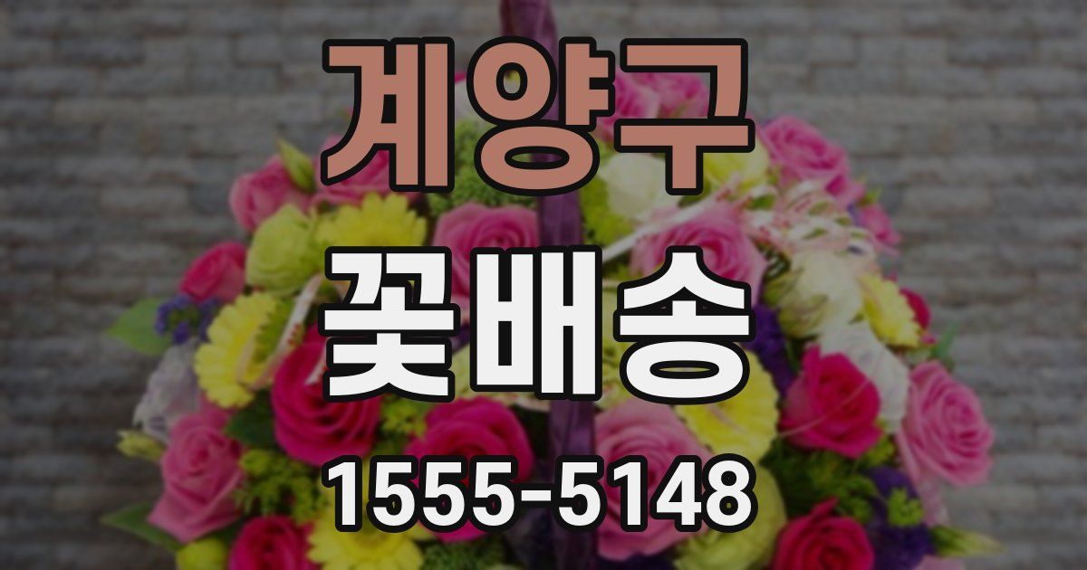 계양구 꽃배송