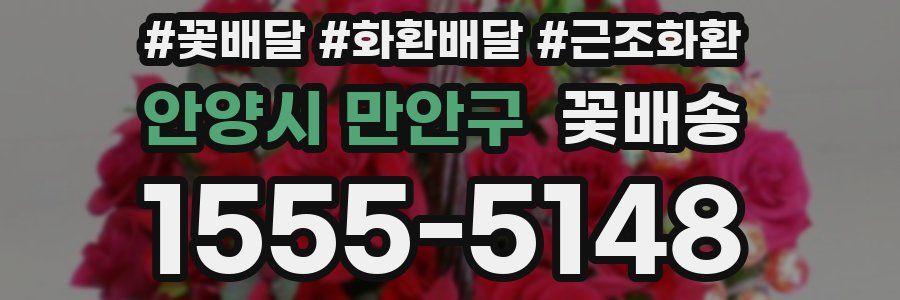 안양시 만안구 꽃배송