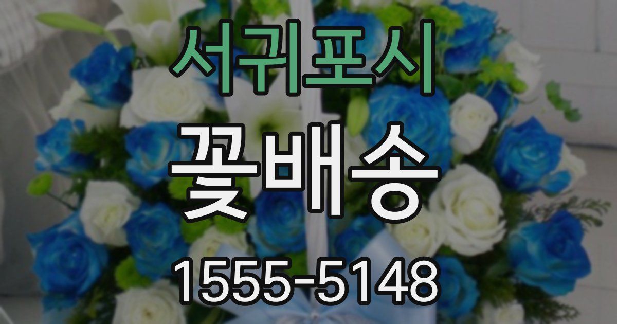 서귀포시 꽃배송