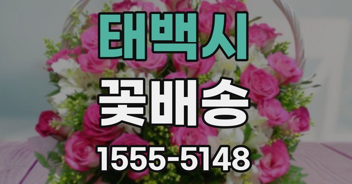 태백시 꽃배송