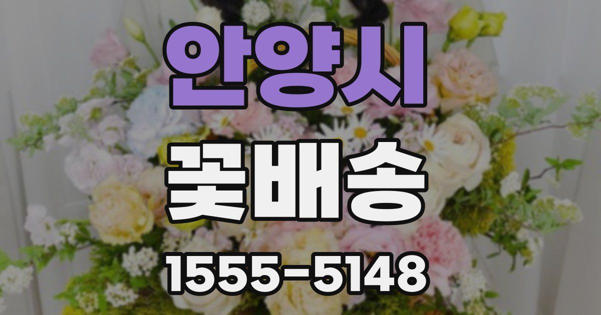 안양시 꽃배송