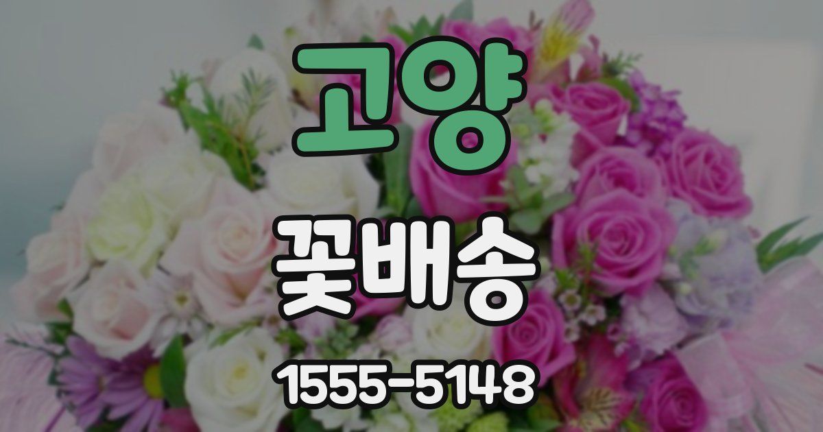 고양 꽃배송