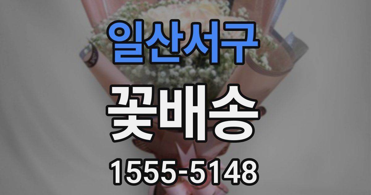 일산서구 꽃배송