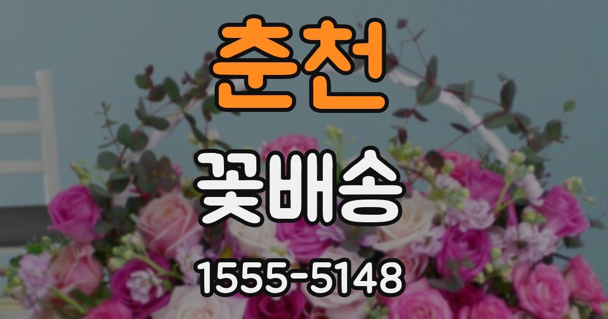 춘천 꽃배송