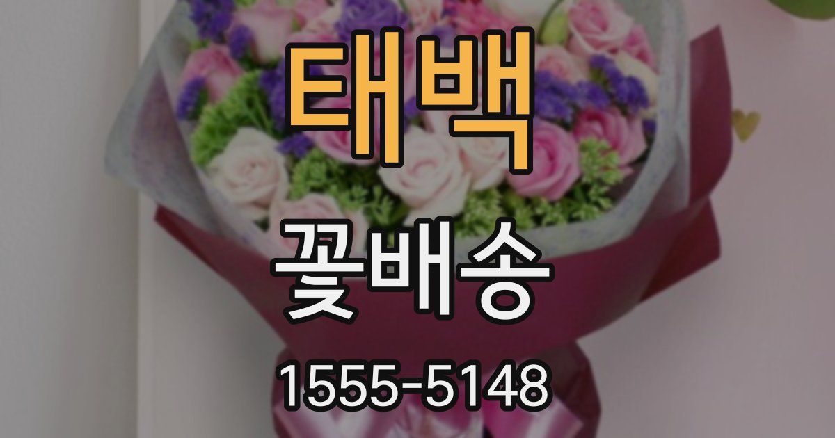 태백 꽃배송
