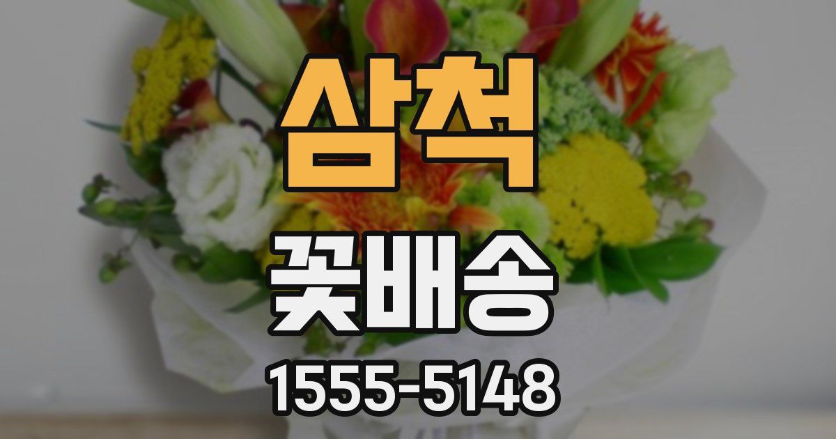 삼척 꽃배송