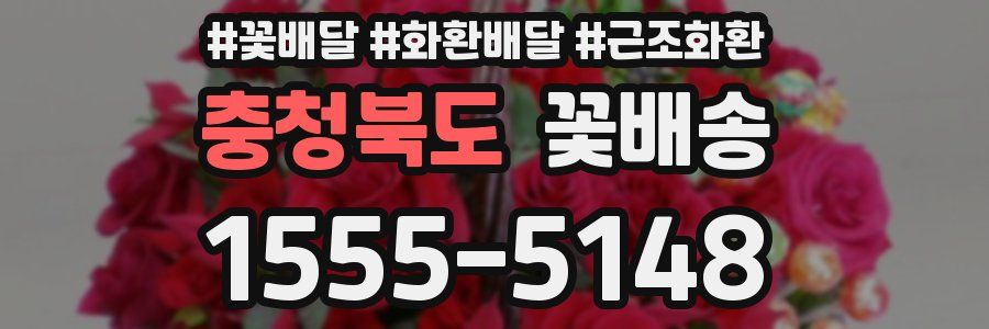 충청북도 꽃배송