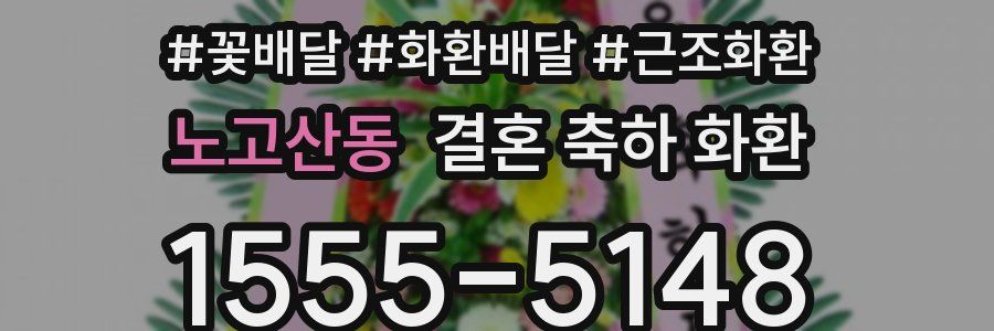 노고산동 결혼 축하 화환