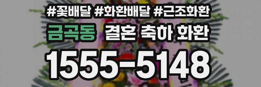 금곡동 결혼 축하 화환