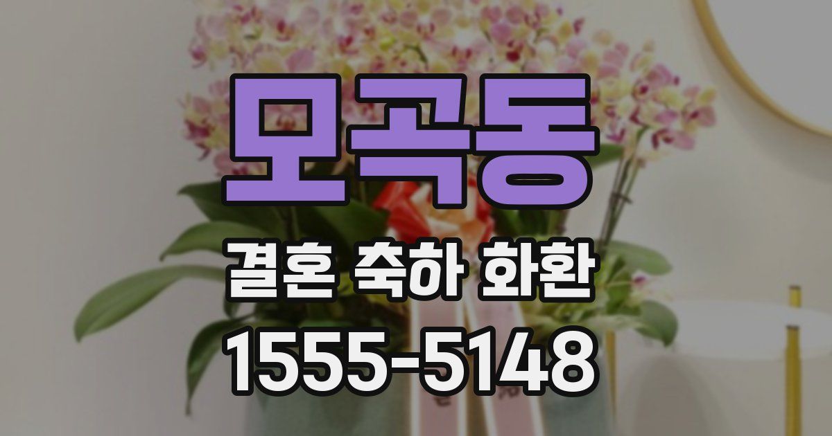 모곡동 결혼 축하 화환