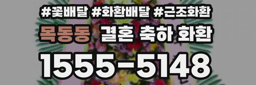 목동동 결혼 축하 화환