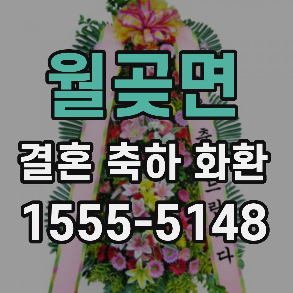 월곶면 결혼 축하 화환