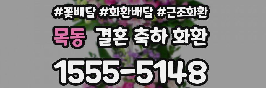 목동 결혼 축하 화환