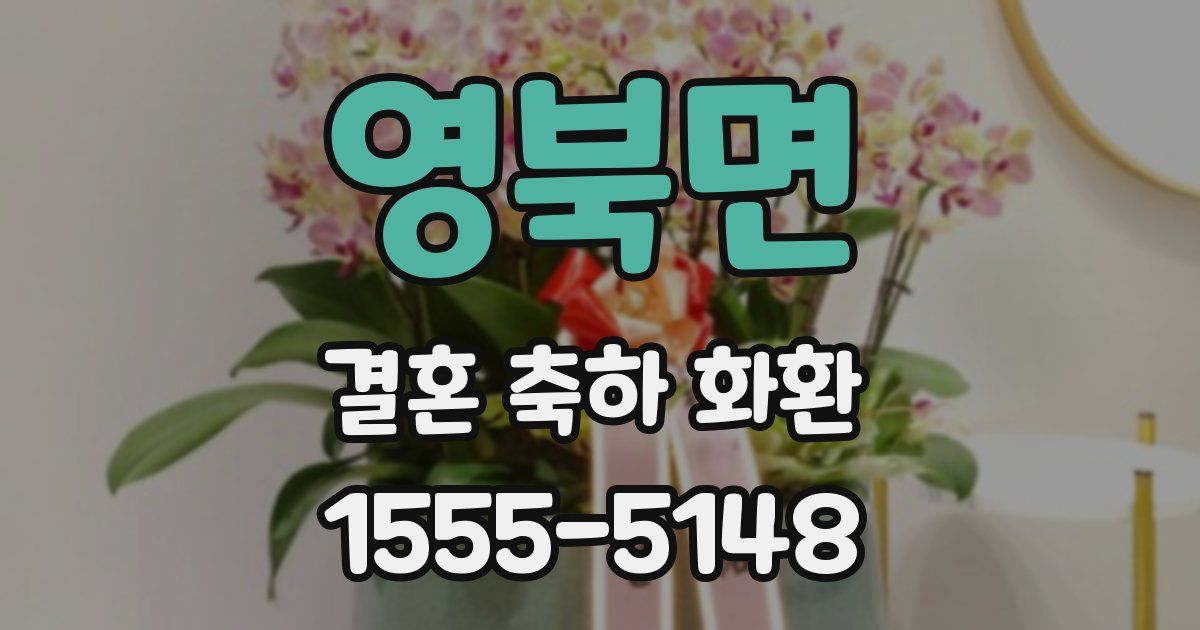 영북면 결혼 축하 화환