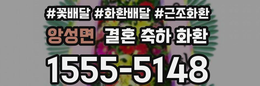앙성면 결혼 축하 화환