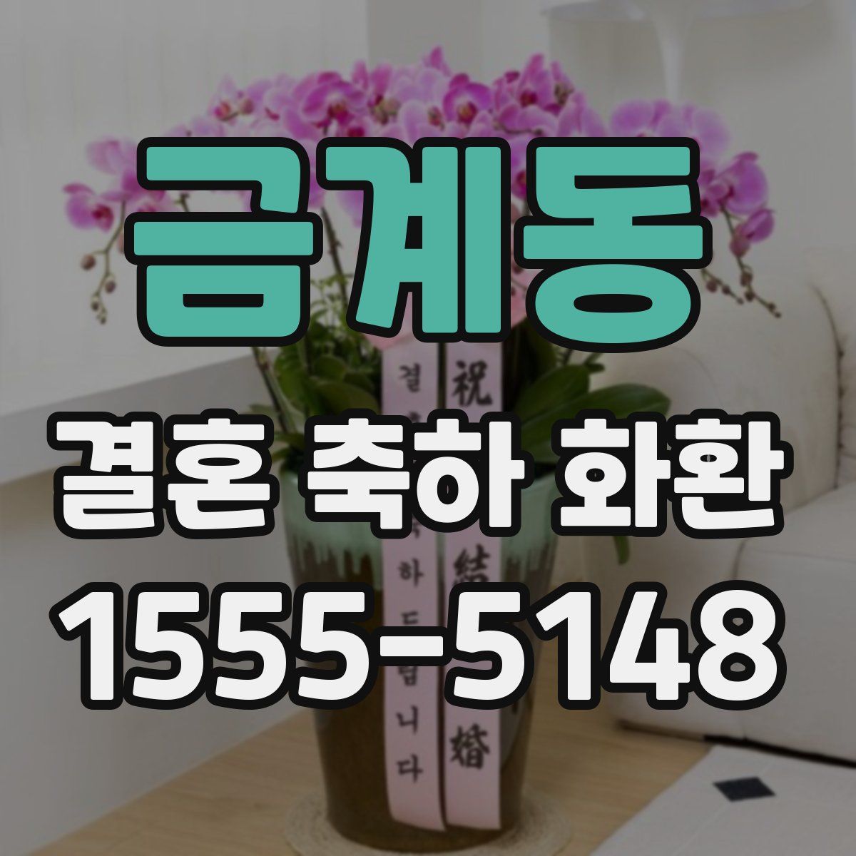 금계동 결혼 축하 화환