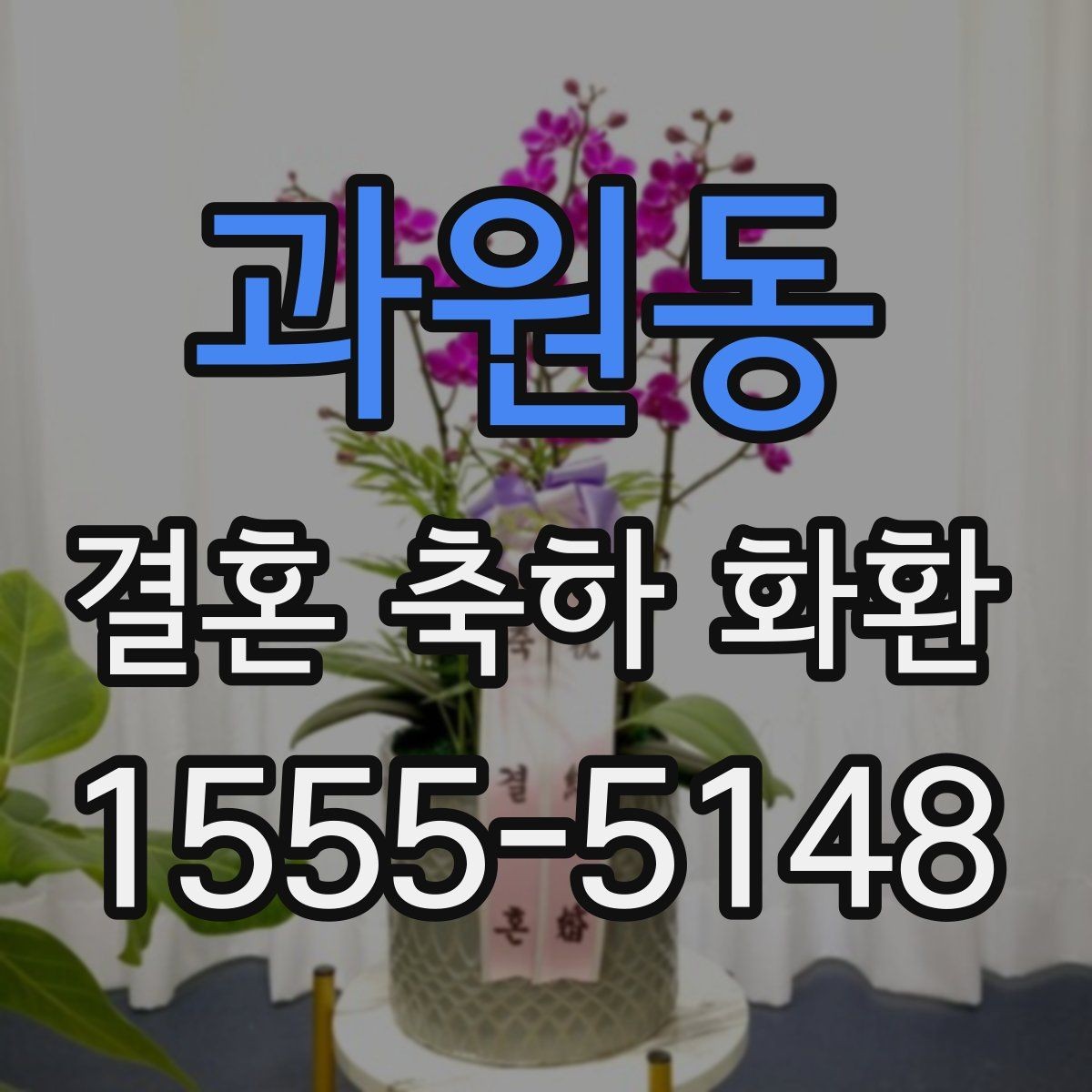 과원동 결혼 축하 화환 종류별 분위기 비교