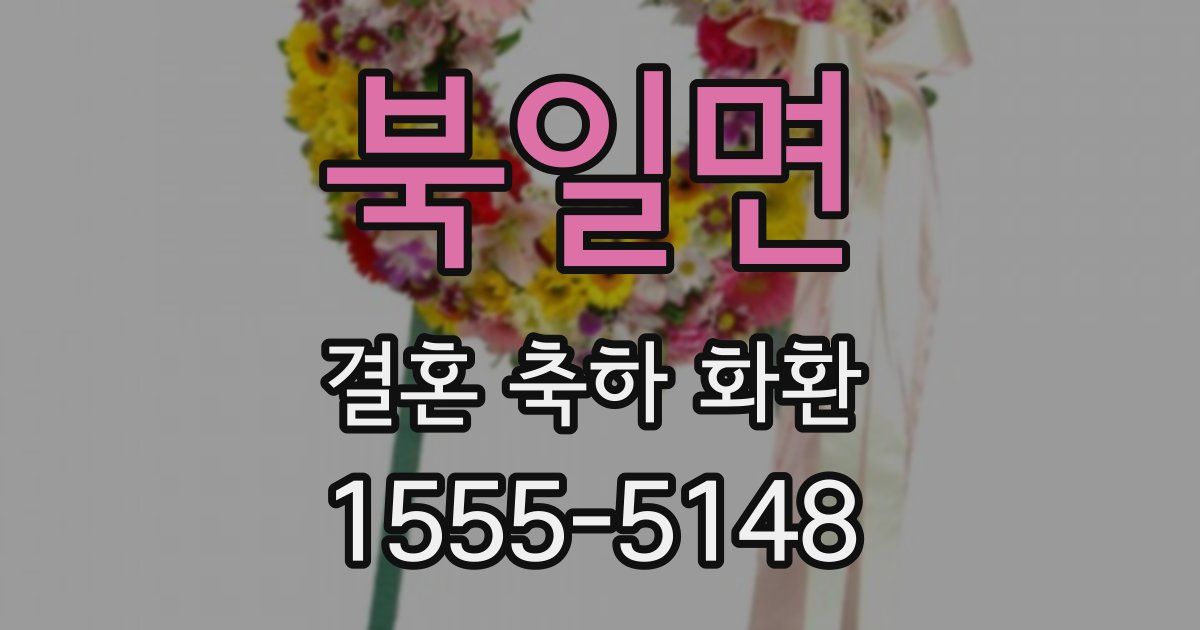 북일면 결혼 축하 화환