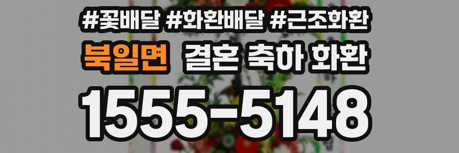 북일면 결혼 축하 화환