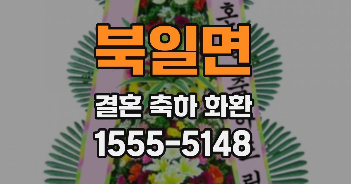 북일면 결혼 축하 화환