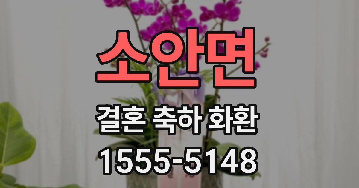 소안면 결혼 축하 화환
