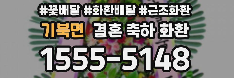 기북면 결혼 축하 화환