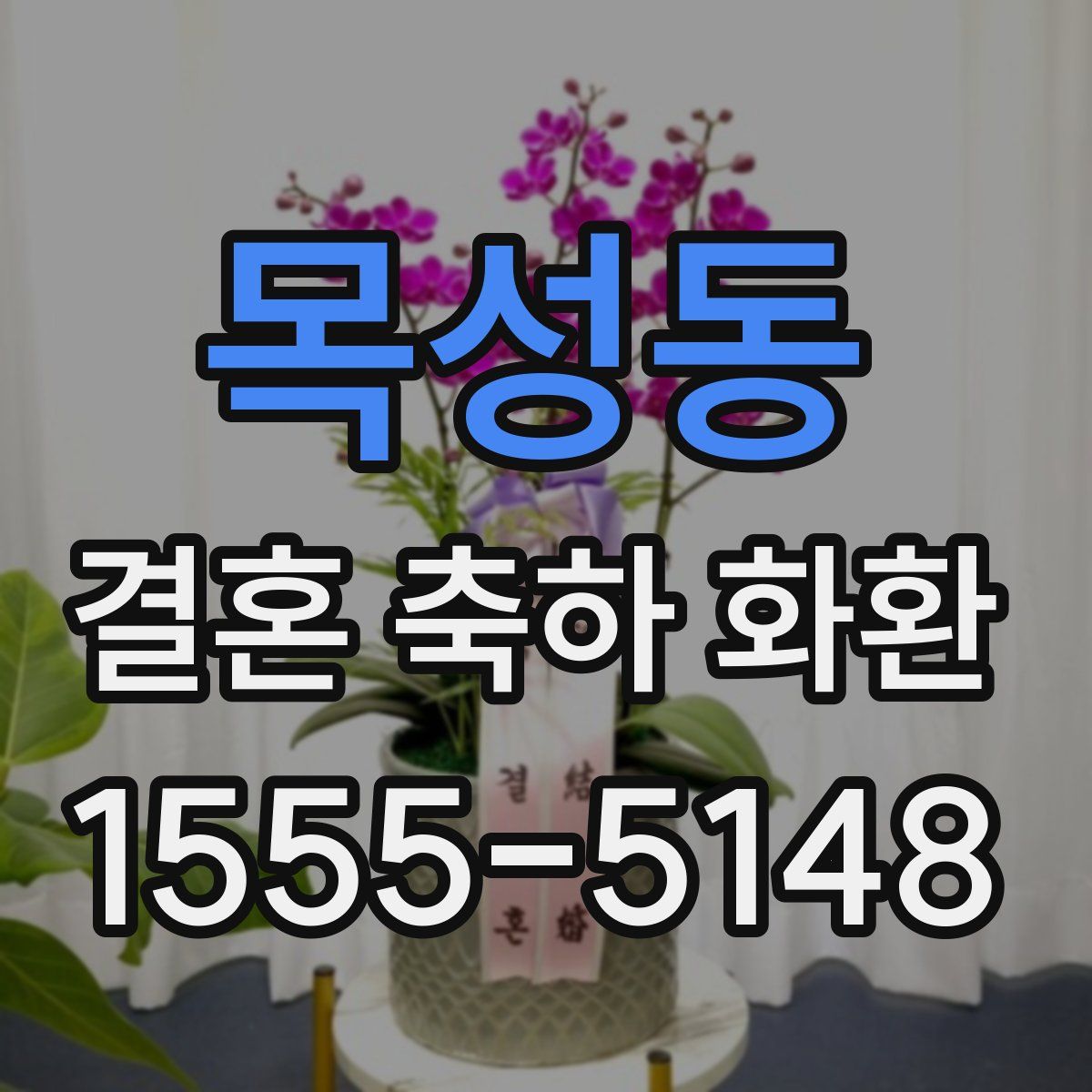 목성동 결혼 축하 화환