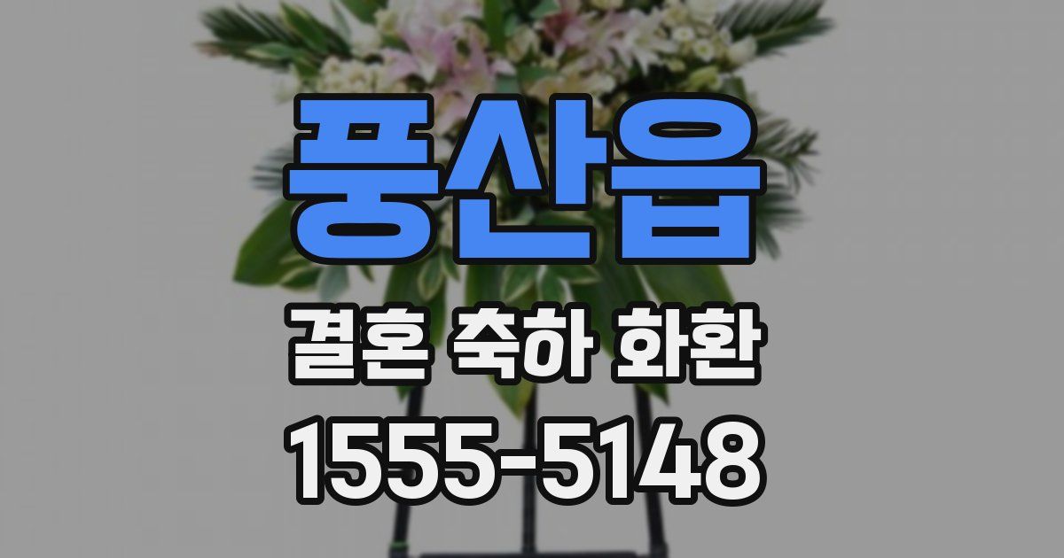 풍산읍 결혼 축하 화환