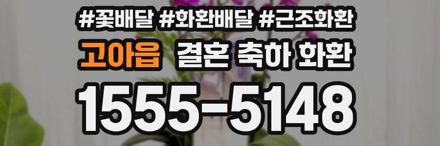 고아읍 결혼 축하 화환