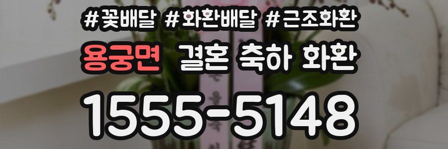 용궁면 결혼 축하 화환