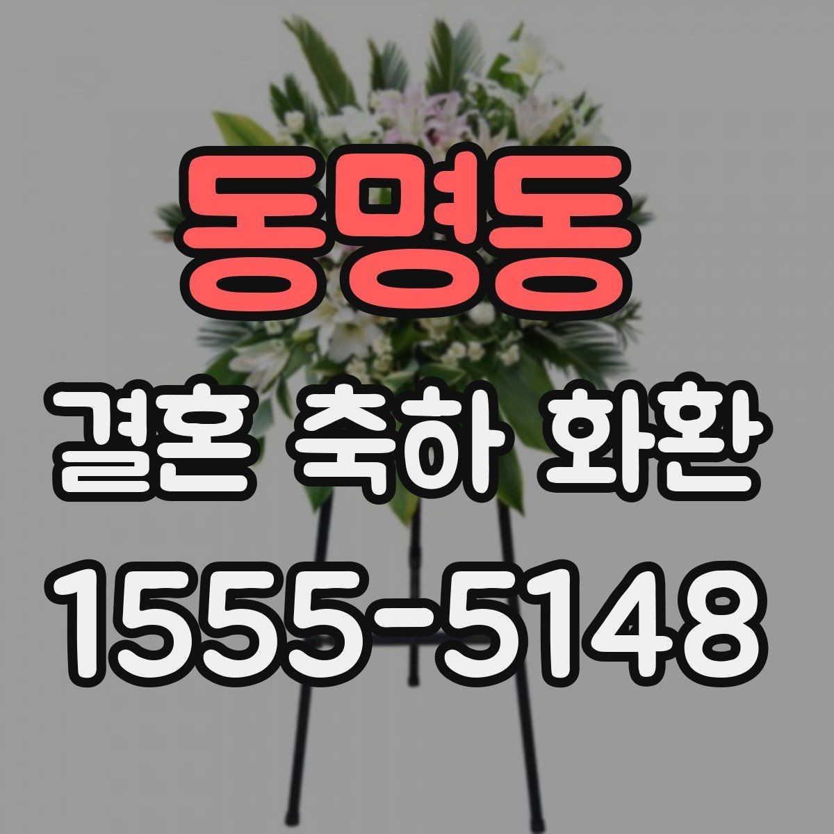 동명동 결혼 축하 화환 계절에 따라 달라지는 선택