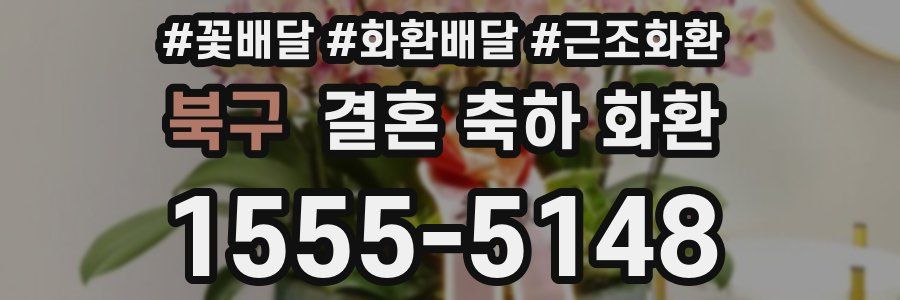 북구 결혼 축하 화환