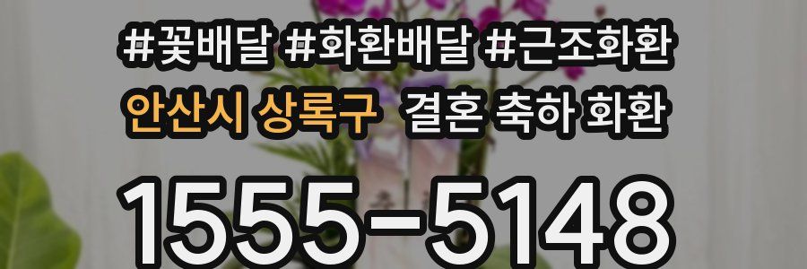 안산시 상록구 결혼 축하 화환