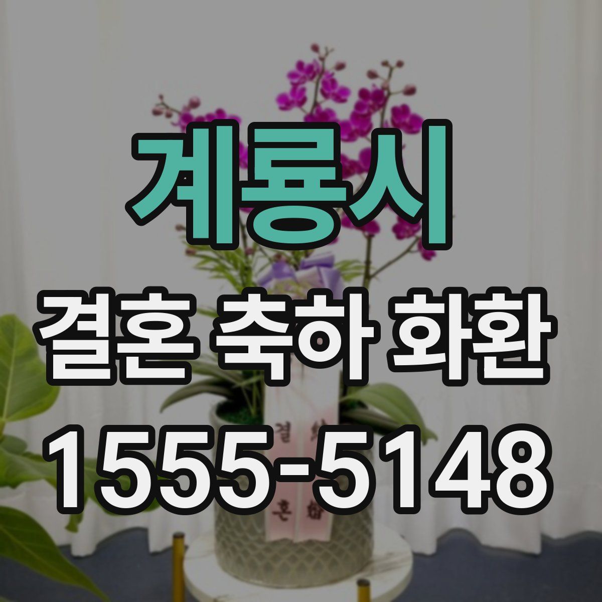 계룡시 결혼 축하 화환